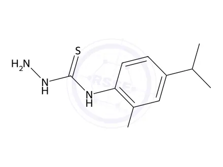 Chemical structure of N-(2-Bromo-4-isopropylphenyl)hydrazinecarbothioamide