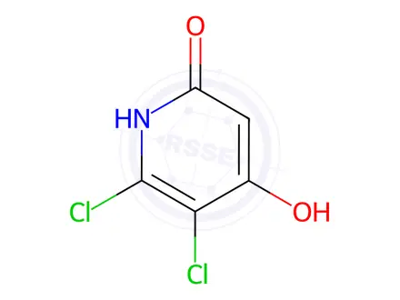 Chemical structure of 5,6-dichloro-4-hydroxypyridin-2(1H)-one