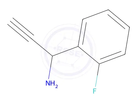 Chemical structure of 1-(2-Fluorophenyl)prop-2-yn-1-amine