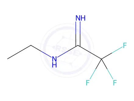 Chemical structure of N-ethyl-2,2,2-trifluoroacetimidamide
