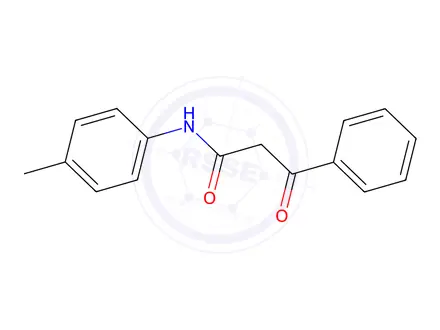 Chemical structure of N-(4-Methylphenyl)-3-oxo-3-phenylpropanamide