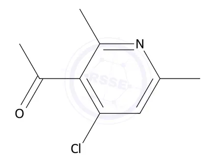 Chemical structure of 1-(4-Chloro-2,6-dimethylpyridin-3-yl)ethan-1-one