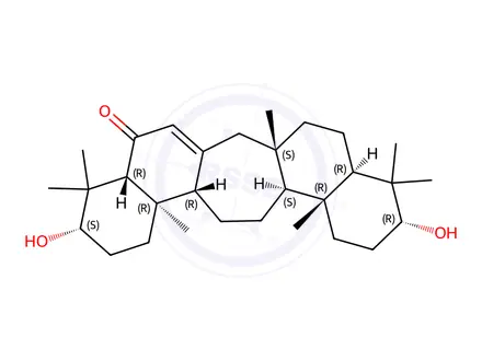Chemical structure of 16-Oxo-3-episerratenediol
