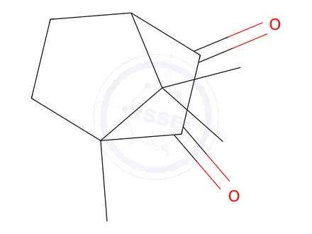 Chemical structure of Camphor Impurity 44 ((±)-Camphorquinone)