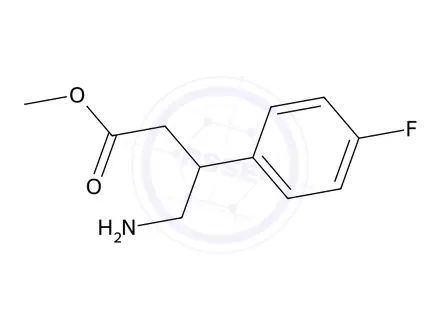 Chemical structure of Methyl 4-amino-3-(4-fluorophenyl)butanoate