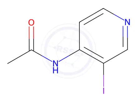 Chemical structure of N-(3-Iodopyridin-4-yl)acetamide