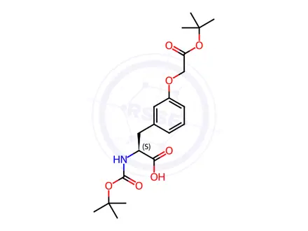 Chemical structure of N-Boc-3-[2-(tert-butoxy)-2-oxoethoxy]-L-phenylalanine