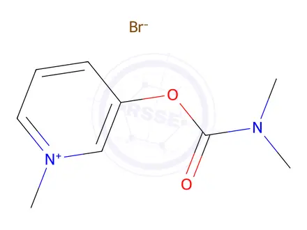 Chemical structure of Pyridostigmine Bromide