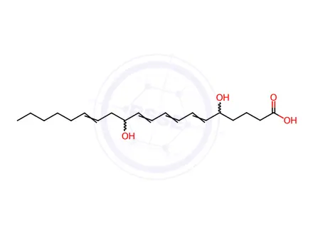 Chemical structure of Leukotriene B4-d4