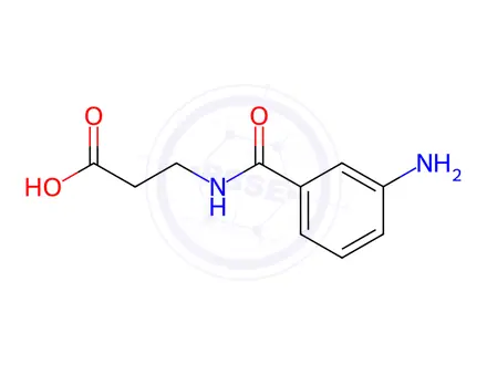 Chemical structure of 3-(3-Aminobenzamido)propanoic Acid