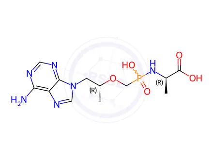 Chemical structure of Tenofovir alafenamide Impurity 52