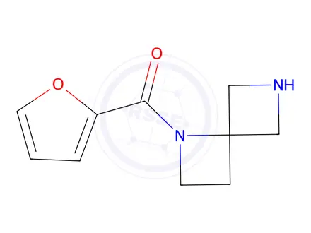 Chemical structure of Furan-2-yl(1,6-diazaspiro[3.3]heptan-1-yl)methanone