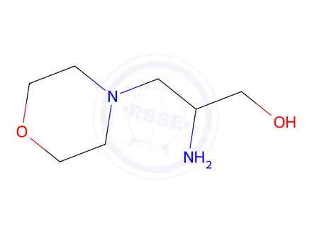 Chemical structure of 2-amino-3-(morpholin-4-yl)propan-1-ol