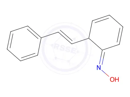 Chemical structure of Oximinostilbene
