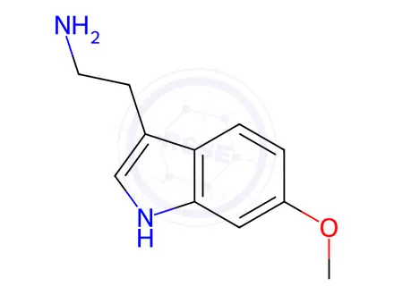 Chemical structure of 2-(6-methoxy-1H-indol-3-yl)-1-ethanamine hydrachloride