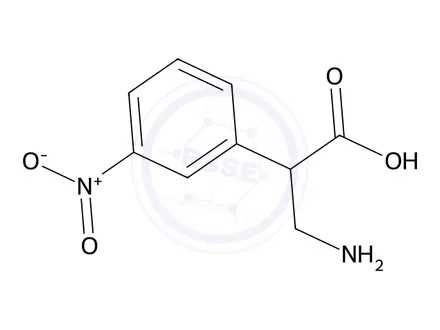Chemical structure of 3-Amino-2-(3-nitrophenyl)propanoic acid