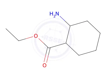 Chemical structure of Ethyl (1R,2S)-2-aminocyclohexane-1-carboxylate