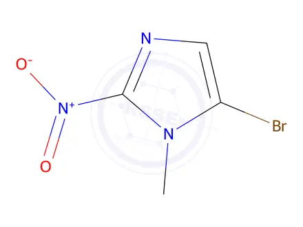 Chemical structure of 5-BroMo-1-Methyl-2-nitro-1H-iMidazole