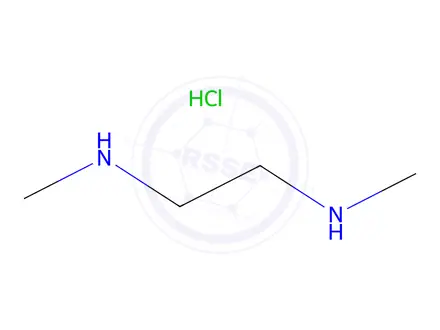 Chemical structure of N1,N2-Dimethylethane-1,2-diamine hydrochloride