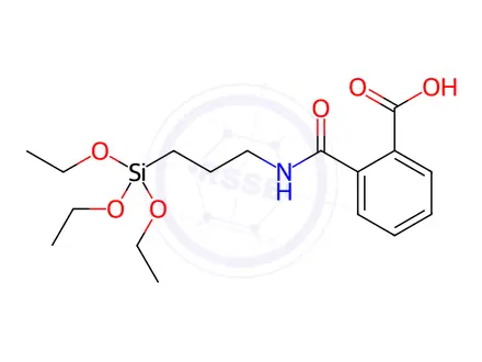 Chemical structure of Benzoic acid, 2-[[[3-(triethoxysilyl)propyl]amino]carbonyl]-