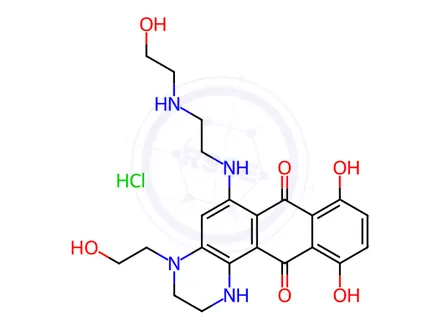 Chemical structure of Mitoxantrone EP Impurity D(hydrochloride)