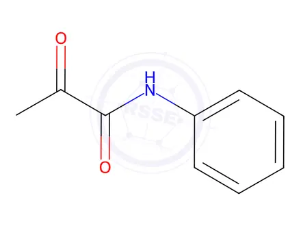 Chemical structure of 2-Oxo-N-phenylpropanamide