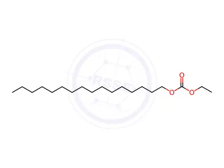 Chemical structure of ethyl hexadecyl carbonate