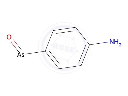 Chemical structure of p-Aminophenylarsine Oxide