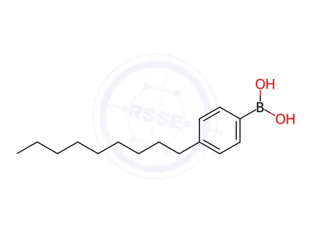 Chemical structure of 4-(N-Nonyl) Benzeneboronic Acid