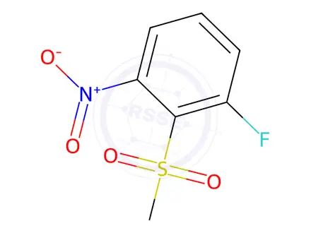 Chemical structure of 1-Fluoro-2-(methylsulfonyl)-3-nitrobenzene