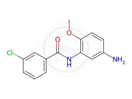 Chemical structure of N-(5-Amino-2-methoxyphenyl)-3-chlorobenzamide
