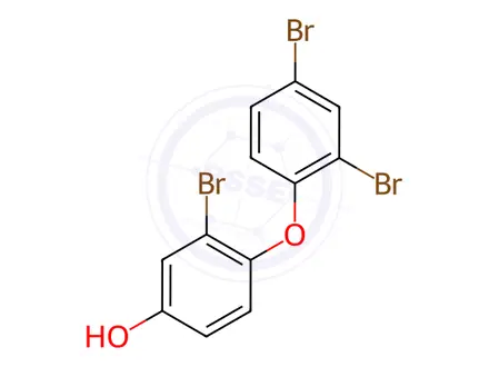Chemical structure of 4'-Hydroxy-2,2',4-tribromodiphenyl ether
