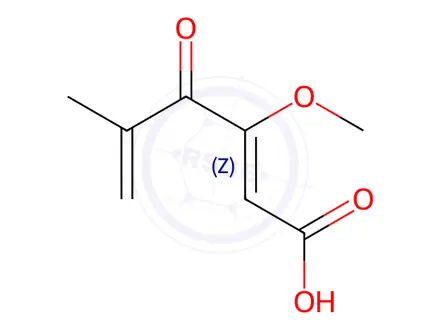 Chemical structure of Penicillic Acid