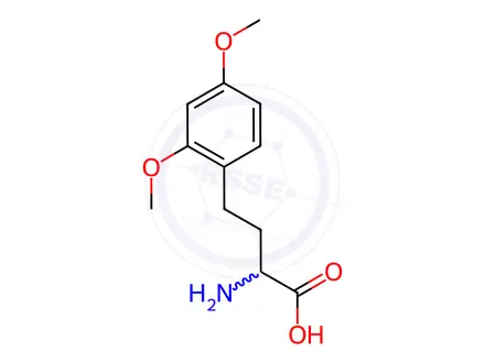 Chemical structure of 2-Amino-4-(2,4-dimethoxyphenyl)butanoic acid