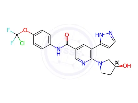 Chemical structure of Asciminib S-Isomer