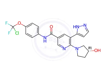 Chemical structure of Asciminib Monomer