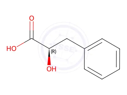 Chemical structure of D-3-Phenyllactic acid