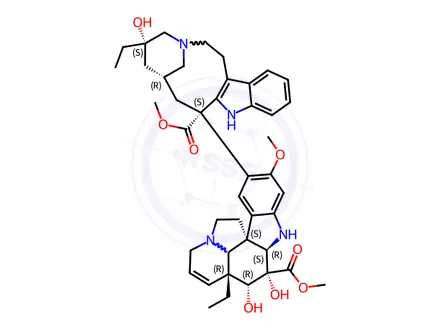 Chemical structure of Vincristine sulfate Impurity 16
