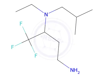 Chemical structure of n3-Ethyl-4,4,4-trifluoro-n3-isobutylbutane-1,3-diamine
