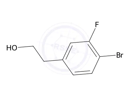 Chemical structure of 2-(4-Bromo-3-fluorophenyl)ethanol