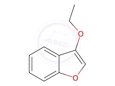 Chemical structure of Benzofuran, 3-ethoxy-