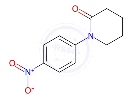 Chemical structure of 1-(4-Nitrophenyl)piperidin-2-one