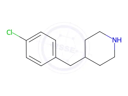 Chemical structure of 4-(4-Chlorobenzyl)piperidine hydrochloride