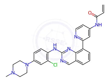 Chemical structure of Olafertinib Impurity 341
