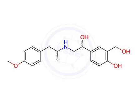 Chemical structure of Salmefamol