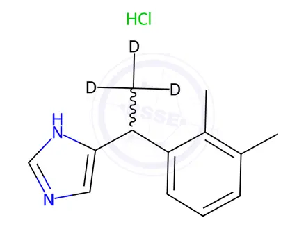 Chemical structure of Medetomidine-d3 Hydrochloride