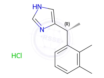 Chemical structure of Levomedetomidine HCl