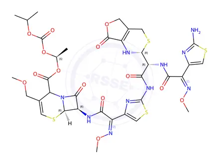 Chemical structure of Cefpodoxime impurity 68
