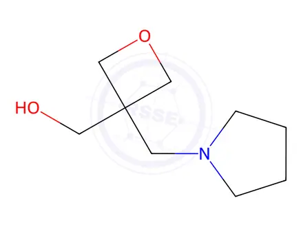 Chemical structure of 3-Oxetanemethanol, 3-(1-pyrrolidinylmethyl)-