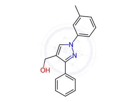 Chemical structure of (3-Phenyl-1-(m-tolyl)-1H-pyrazol-4-yl)methanol